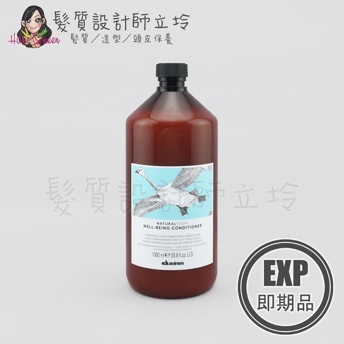 (EXP 2027.06)『瞬間護髮』海泰公司貨 Davines特芬莉 新自然生機 樂活紫菊潤髮霜1000ml IH01